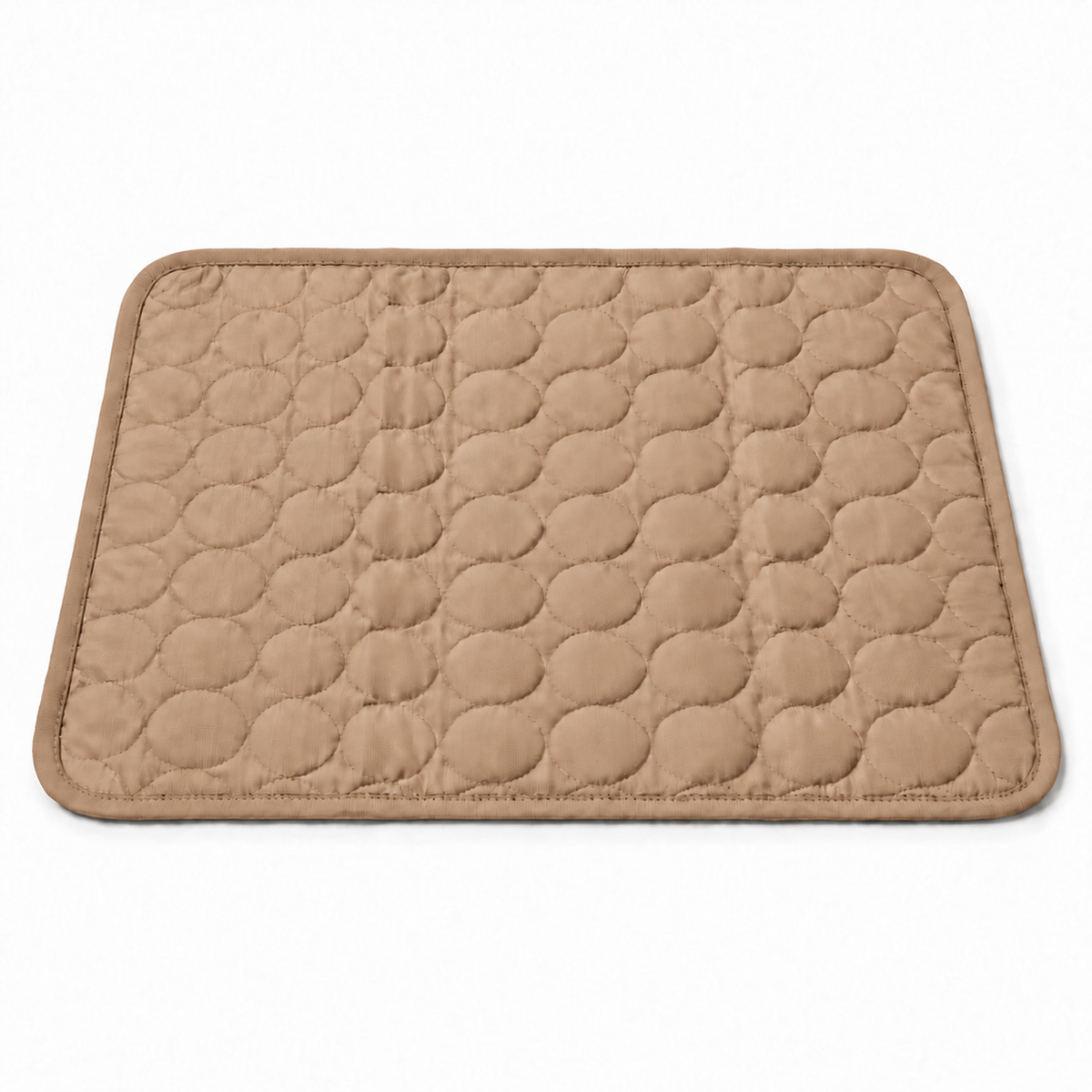 Ice-Silk Cooling Mat for Dogs & Cats – Medium 60 × 50 cm - Brown