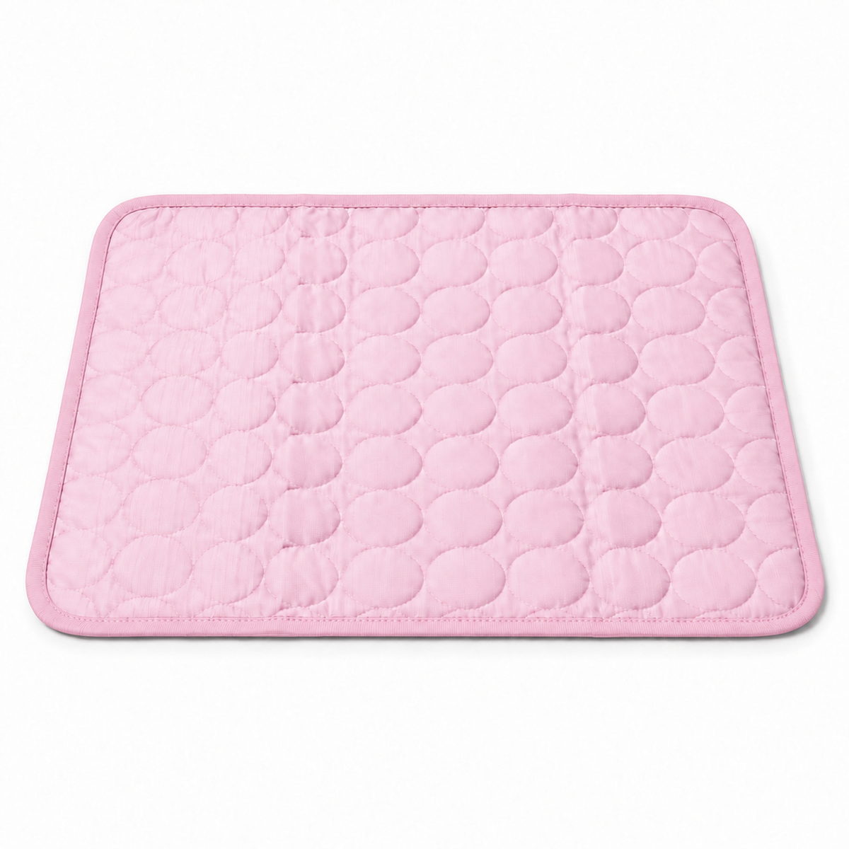 Ice-Silk Cooling Mat for Dogs & Cats – Medium 60 × 50 cm - Pink