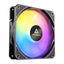Antec P12 PWM 120mm ARGB Reverse Case Fan - Black