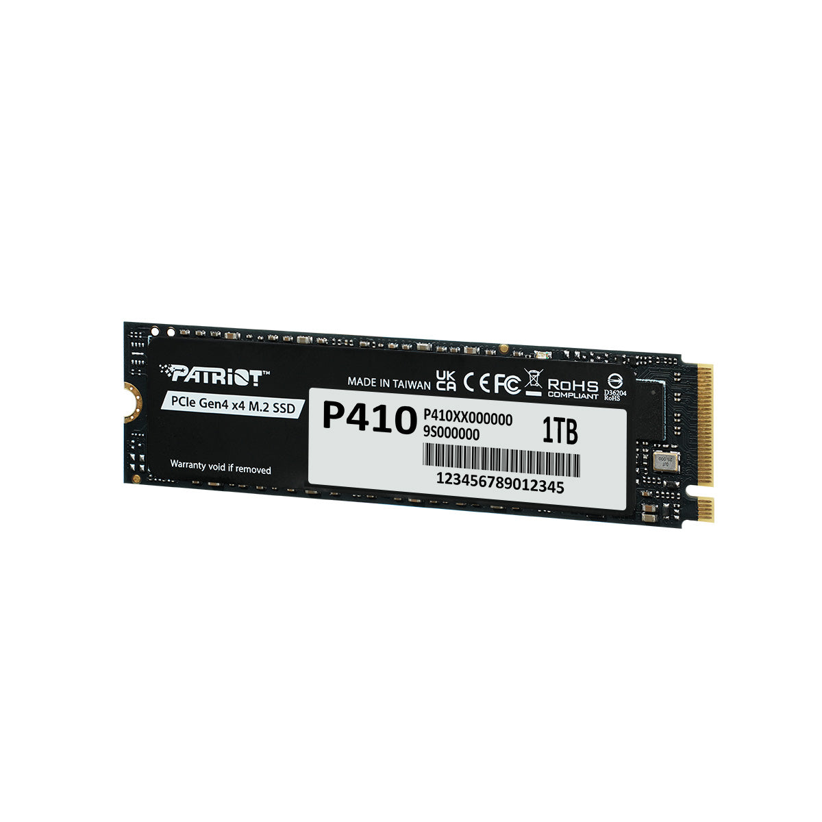 Patriot P410 PCIe GEN4 X4 M 2 2280 1TB SSD - additional view