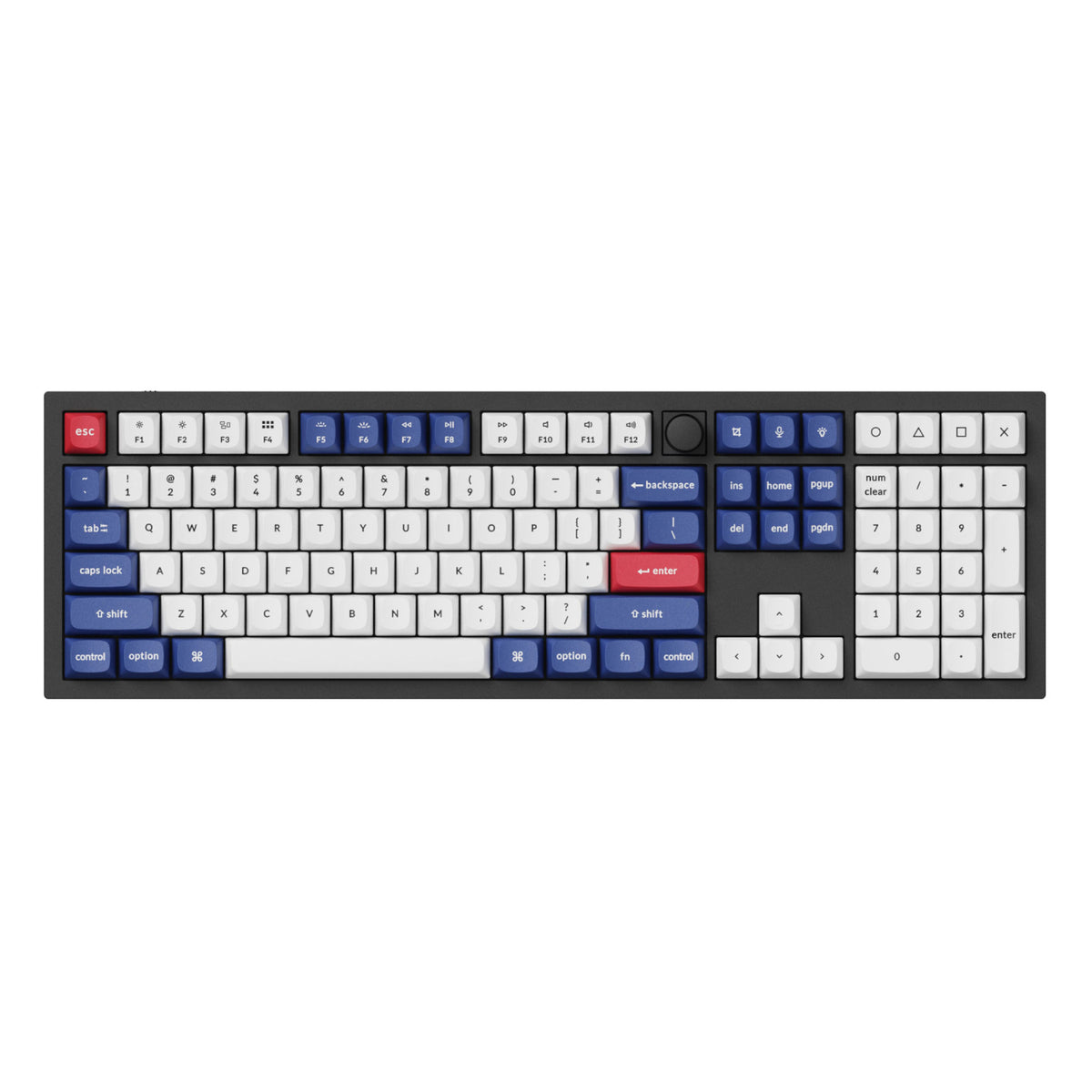Keychron Double-Shot PBT OSA Keycap Set - Blue and White