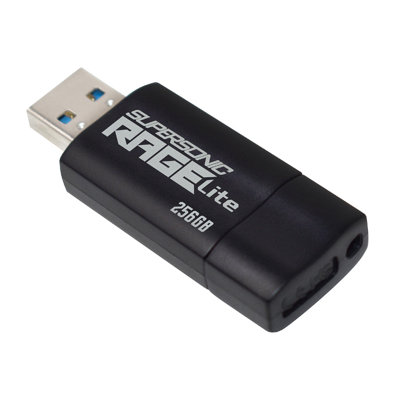 Patriot Rage Lite 256GB USB3.2 Flash Drive - Black