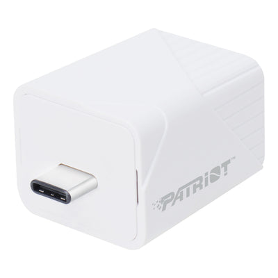 Patriot iLuxe Cube 256GB Type-C Smart Backup Solution - White
