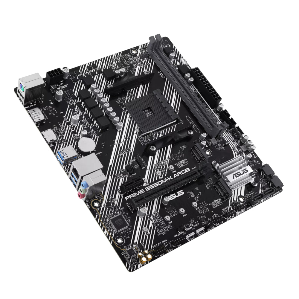 Asus PRIME B550M-K ARGB AM4 M-ATX Motherboard