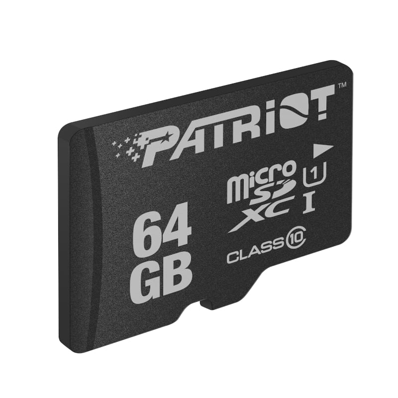 Patriot LX CL10 64GB Micro SDHC Card