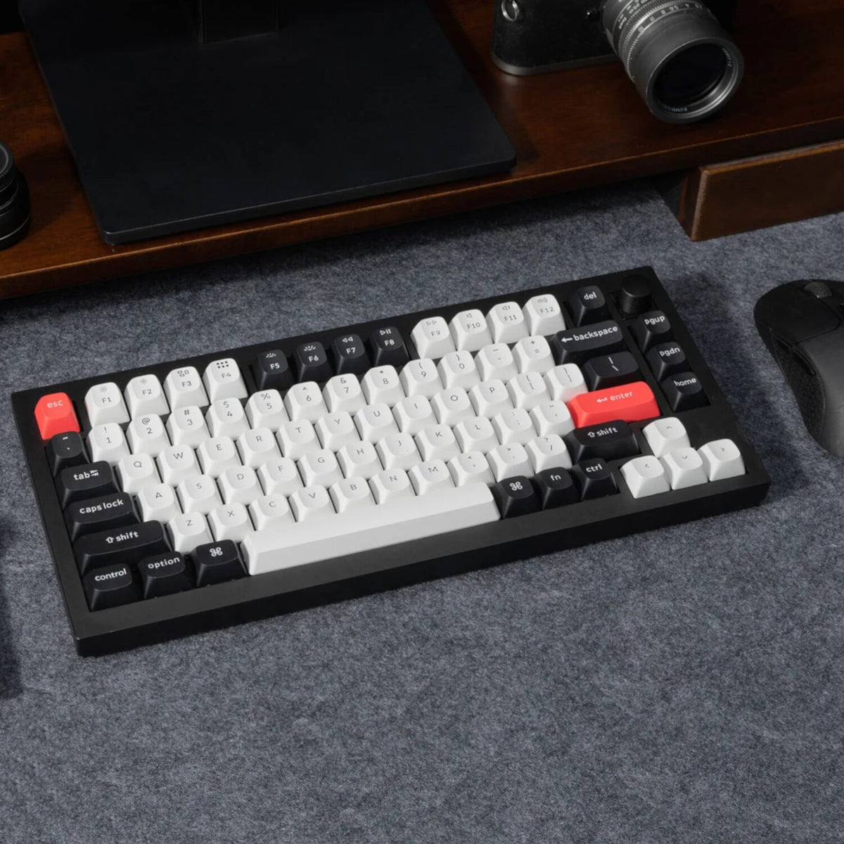 Keychron Q1H-M1 QMK Wireless Custom Keyboard - Black