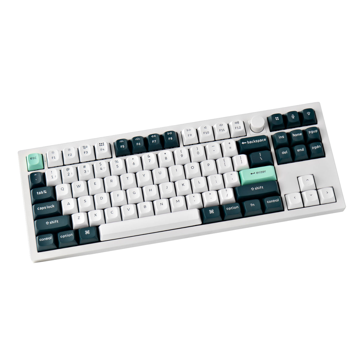 Keychron Q3 HE QMK 80% Wireless Custom Mechanical Keyboard (Nebula Switch) - Shell White