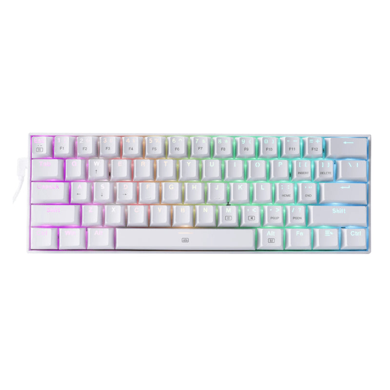 REDRAGON DRAGONBORN Wired Mechanical Keyboard RGB67Key Design - White