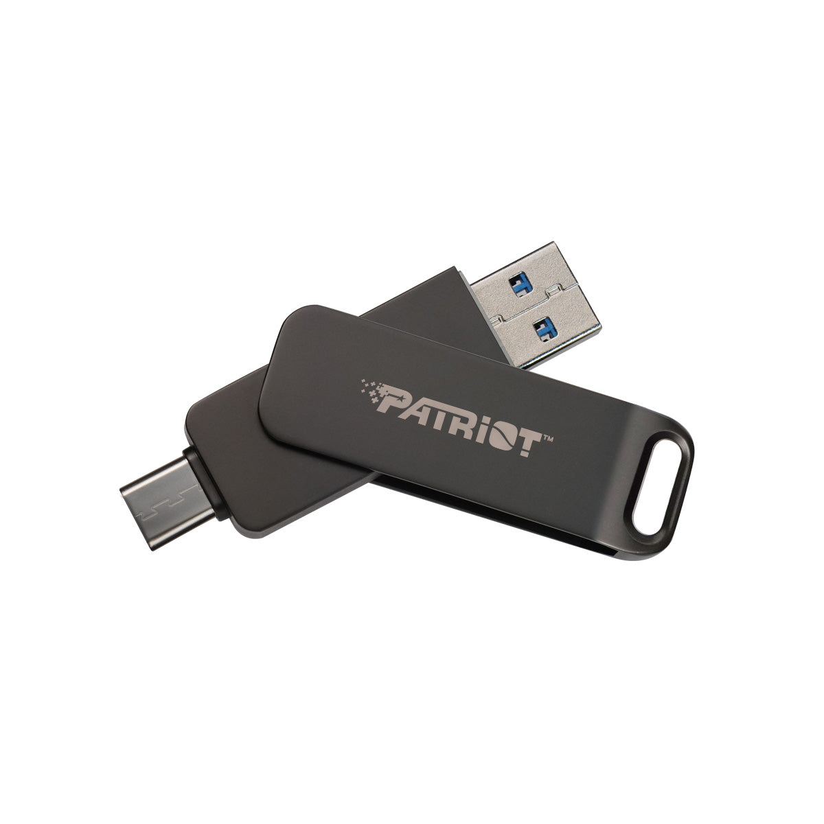 Patriot Rage R550 32GB USB 3 2 Gen 1 Swing Type C A Flash Drive - additional view