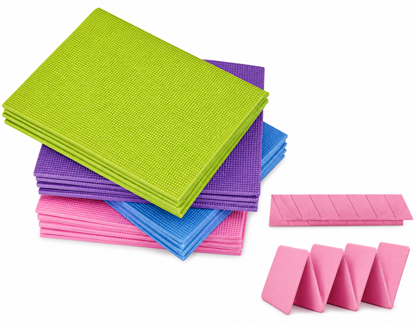 Foldable EVA Exercise Mat (5mm) - Blue