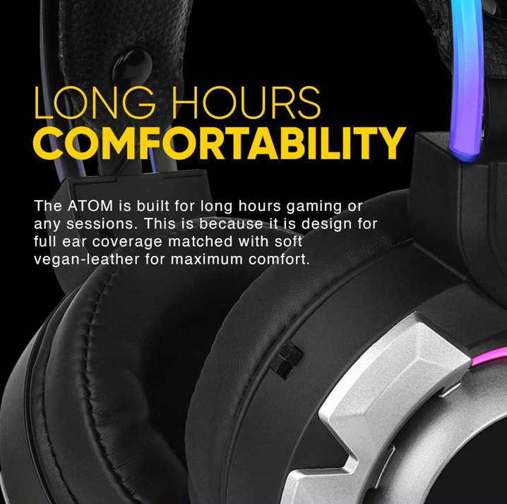 Armaggeddon Atom 9 RGB 2 1 Surround Sound Gaming Headset - additional view