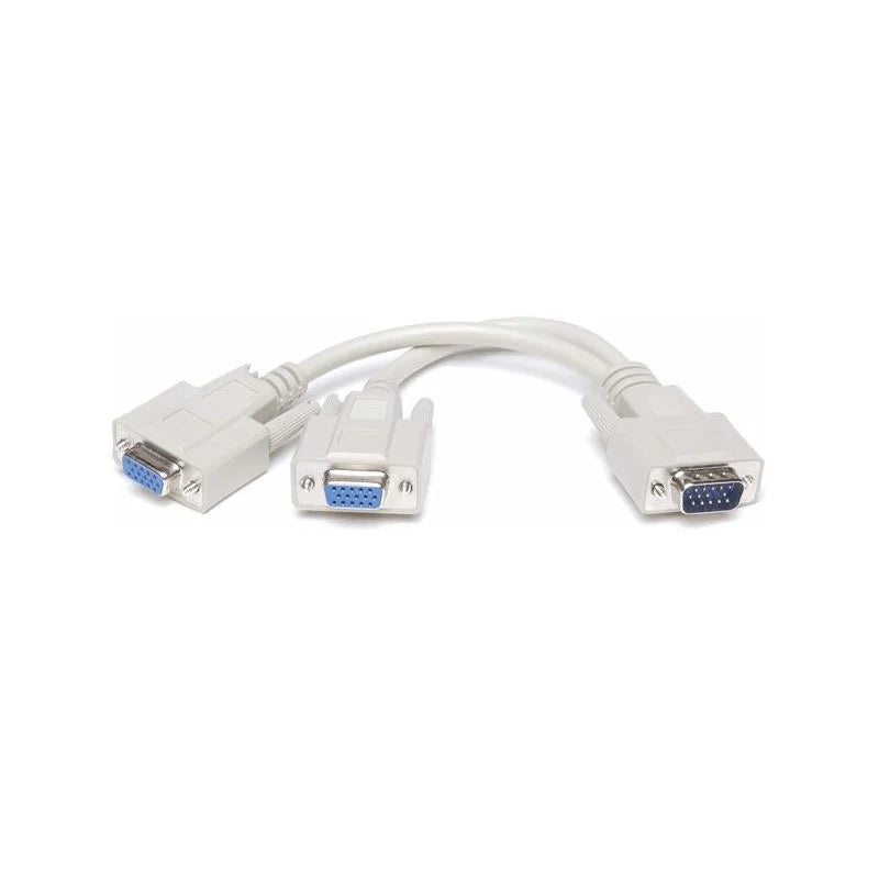 VGA Male - 2 VGA Female Cable