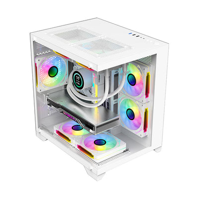 Armaggeddon Aquaron Wibo Micro ATX Gaming Case White - additional view