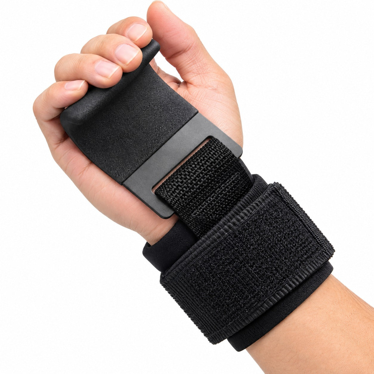 Weightlifting Wrist Straps with Metal Hooks Pair