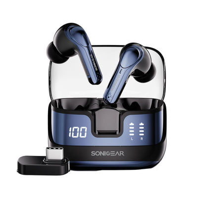 Sonicgear Earpump XP2 Bluetooth And Wireless Enc Earphones Obsidian - additional view