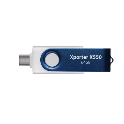Patriot Xporter X550 32GB USB 3 2 Gen 1 Swing Type C A Flash Drive - additional view