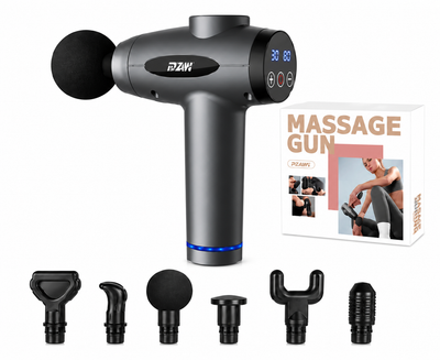 Percussion Massage Gun with 6 Massage Heads