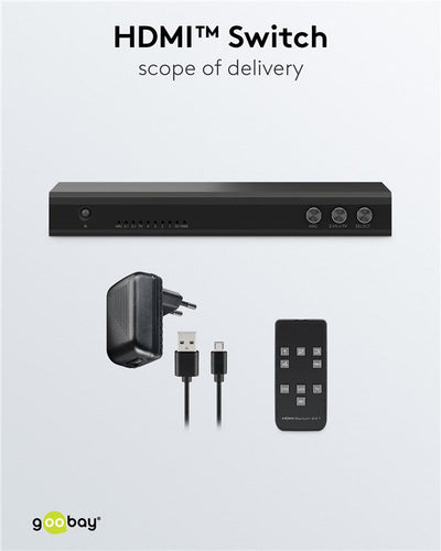 Goobay HDMI Switch 4 To 1 With Audio Output 4K 60 Hz - additional view