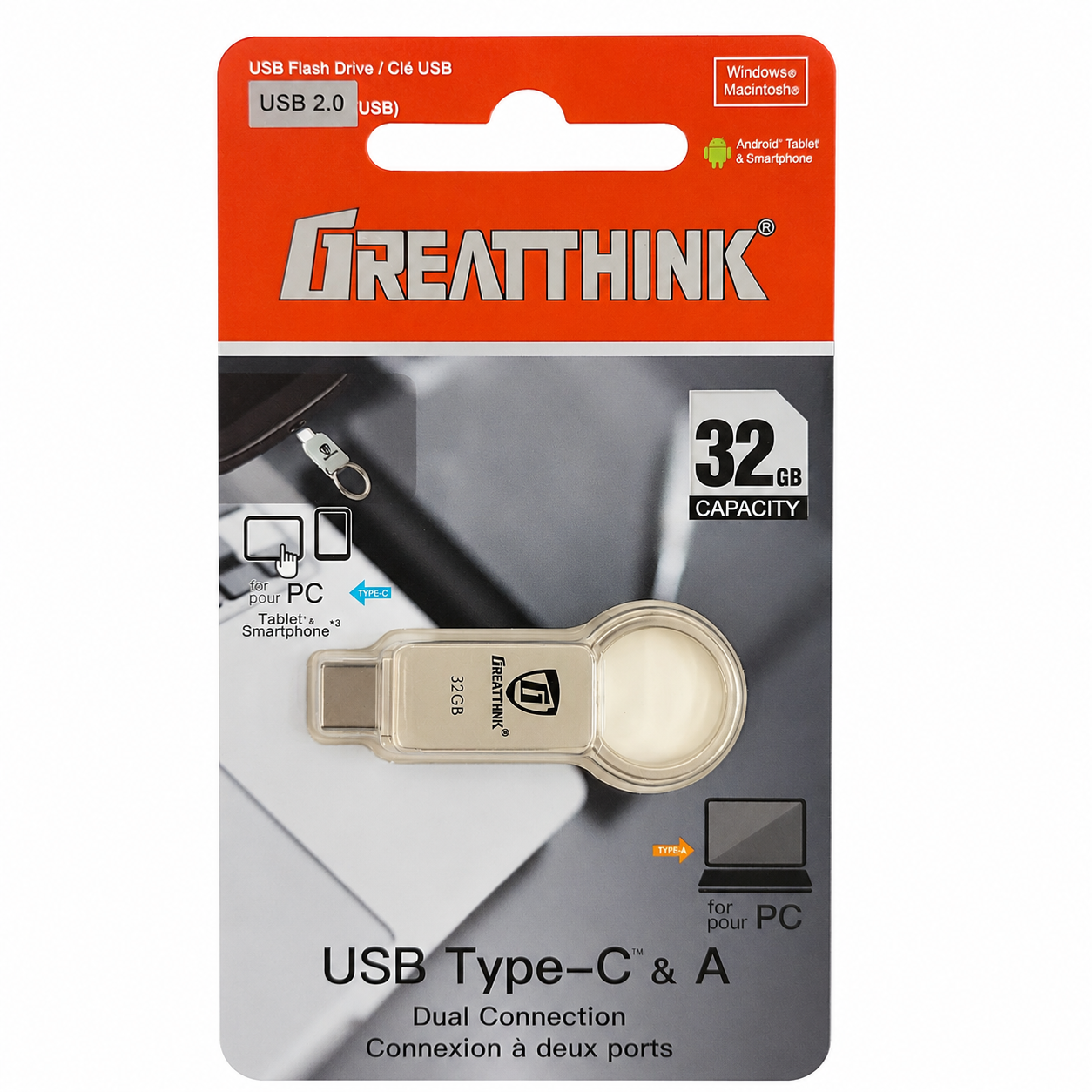 GreatThink 32GB Type-C OTG