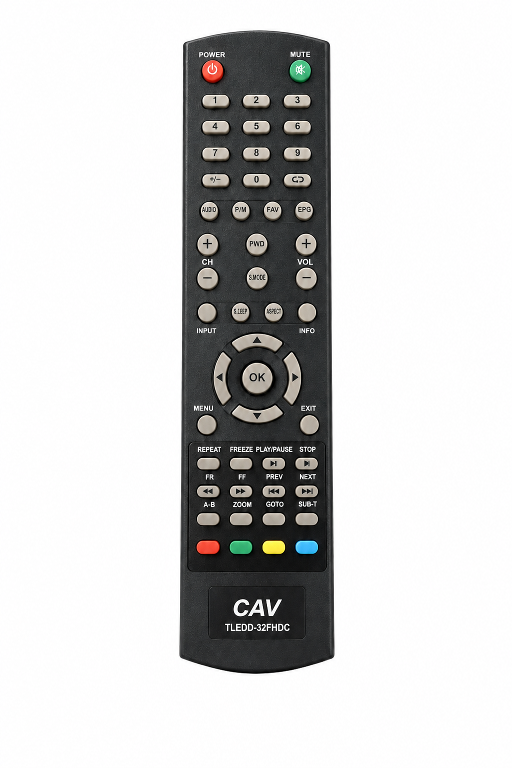 Telefunken TLEDD-32FHDC TV Compatible Remote