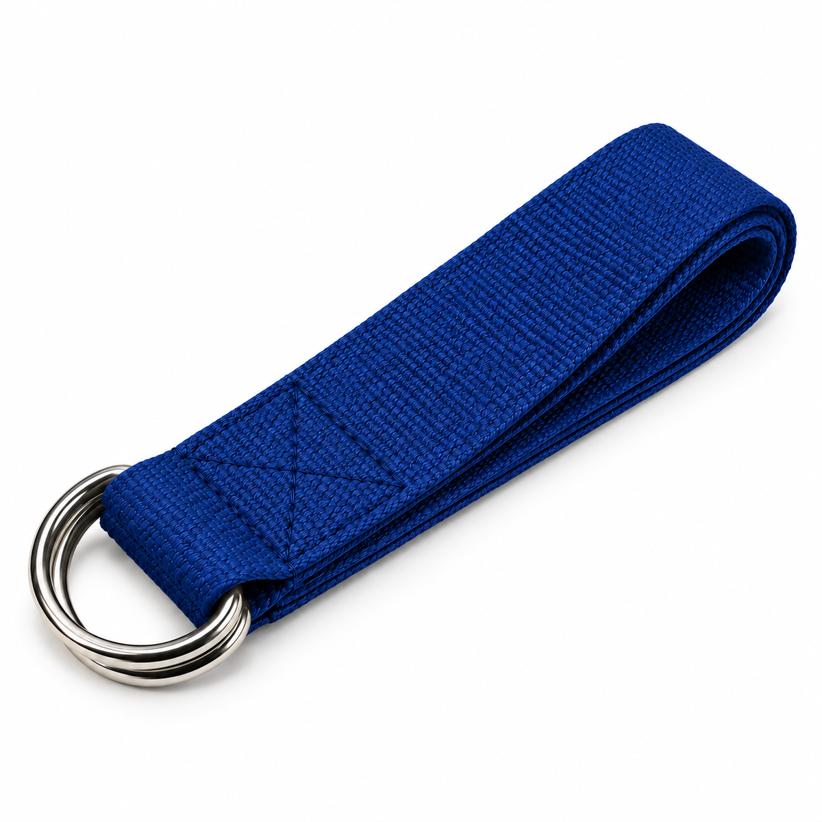 Adjustable Yoga Stretch Strap with D-Rings - Dark Blue product view 2