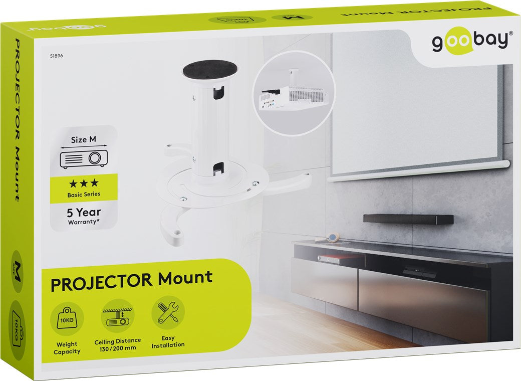 Goobay Projector Ceiling Mount M For Small To Medium Projectors - additional view