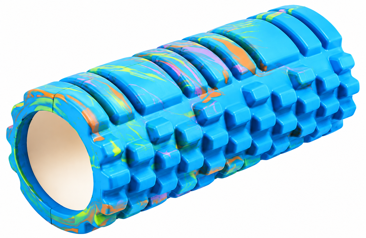 Textured Foam Massage Roller 60cm - Blue