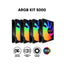 Armaggeddon ARGB KIT 5000 Cooling 12cm Fan Kit  - Black