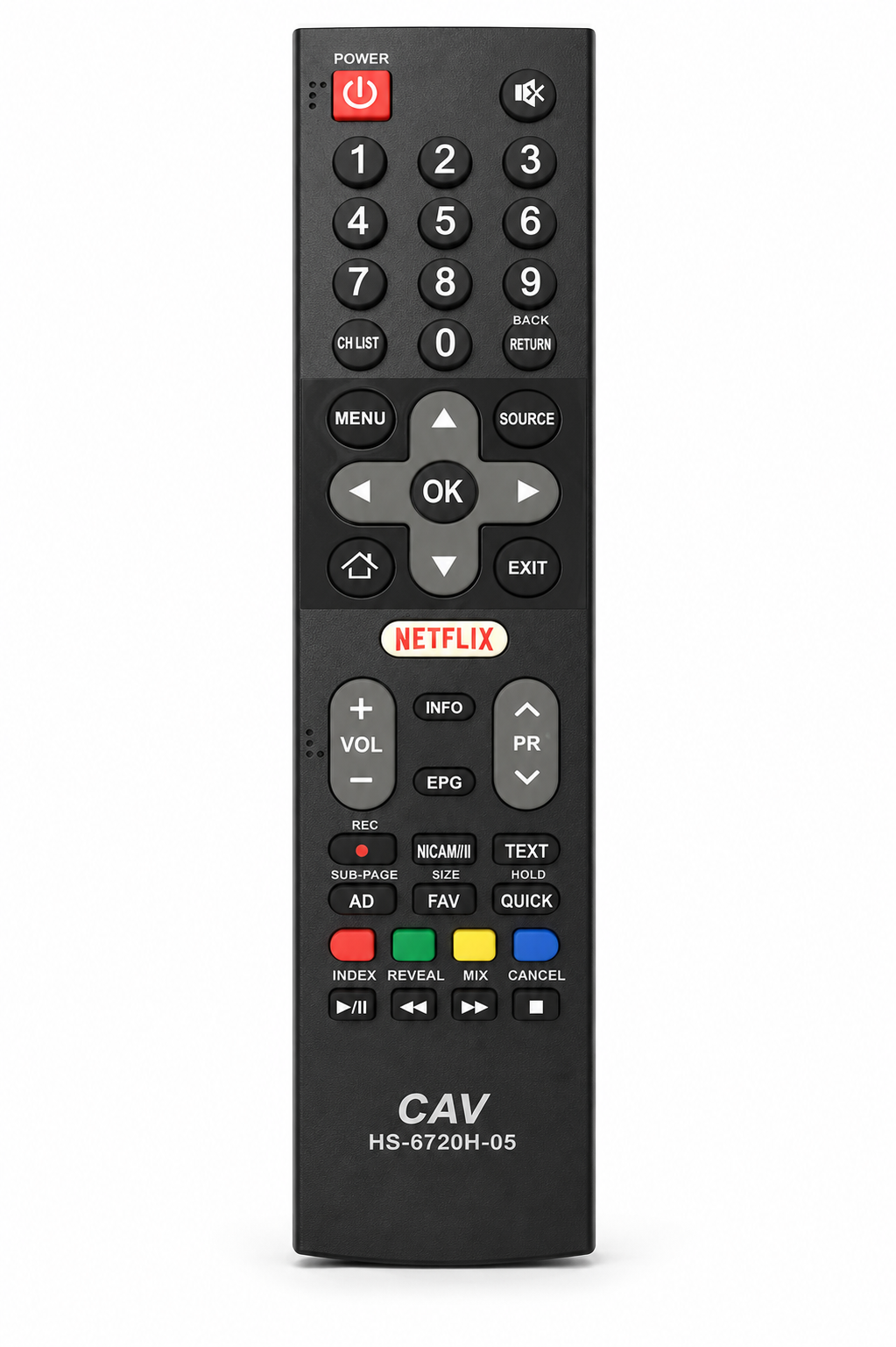 Sinotec HS-6720H-05 Smart TV Compatible Remote