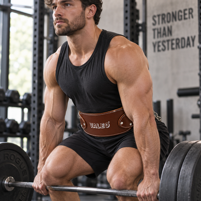 Leather Weightlifting Belt