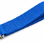 Adjustable Yoga Stretch Strap with D-Rings - Blue