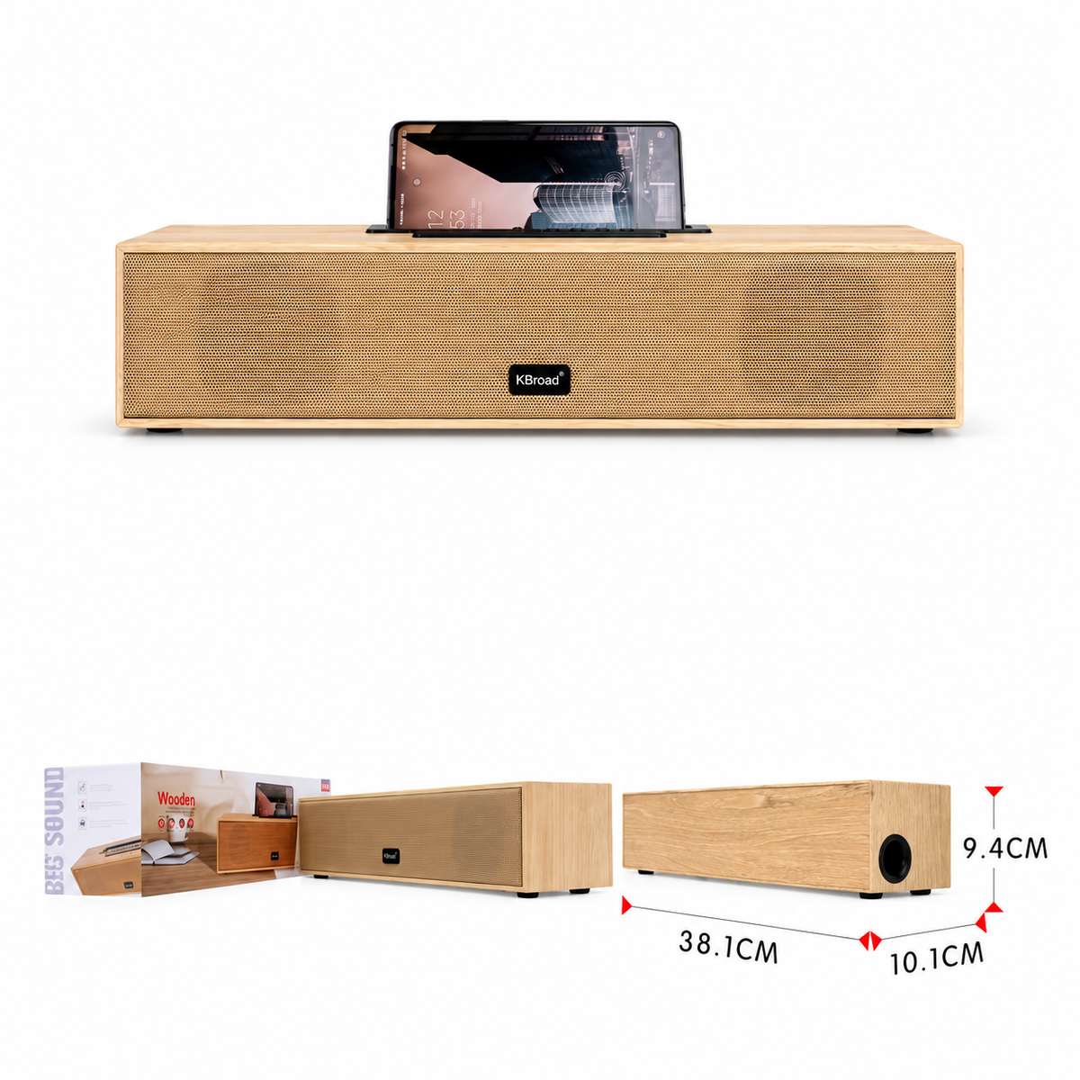KTS-1738 Bluetooth 2*6W Soundbar