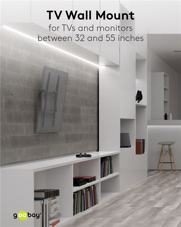 Goobay TV Wall Mount Basic Tilt For Tvs From 32 To 55 - additional view