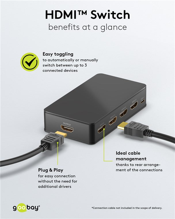 Goobay HDMI Switch 4 To 1 4K 60 Hz - additional view