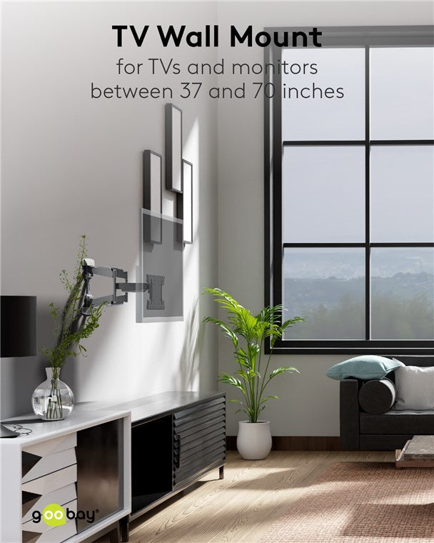 Goobay TV Wall Mount OLED Fullmotion L For Tvs From 37 To 70 - additional view