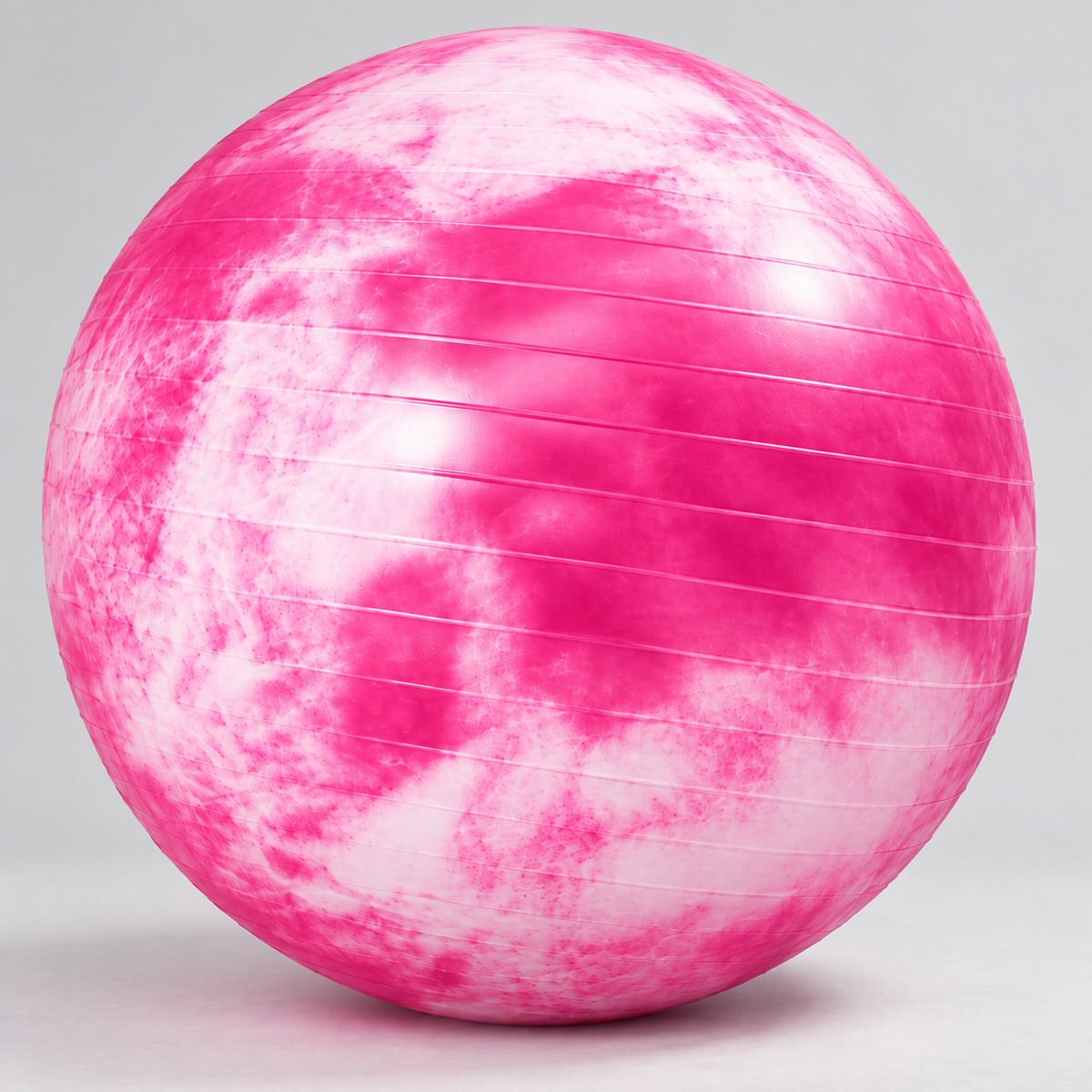 Cloud-Pattern Fitness Stability Exercise Ball - Pink