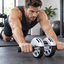Wide Dual-Wheel Abdominal Roller