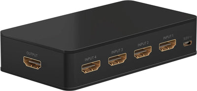 Goobay HDMI Switch 4 to 1 (4K @ 60 Hz)