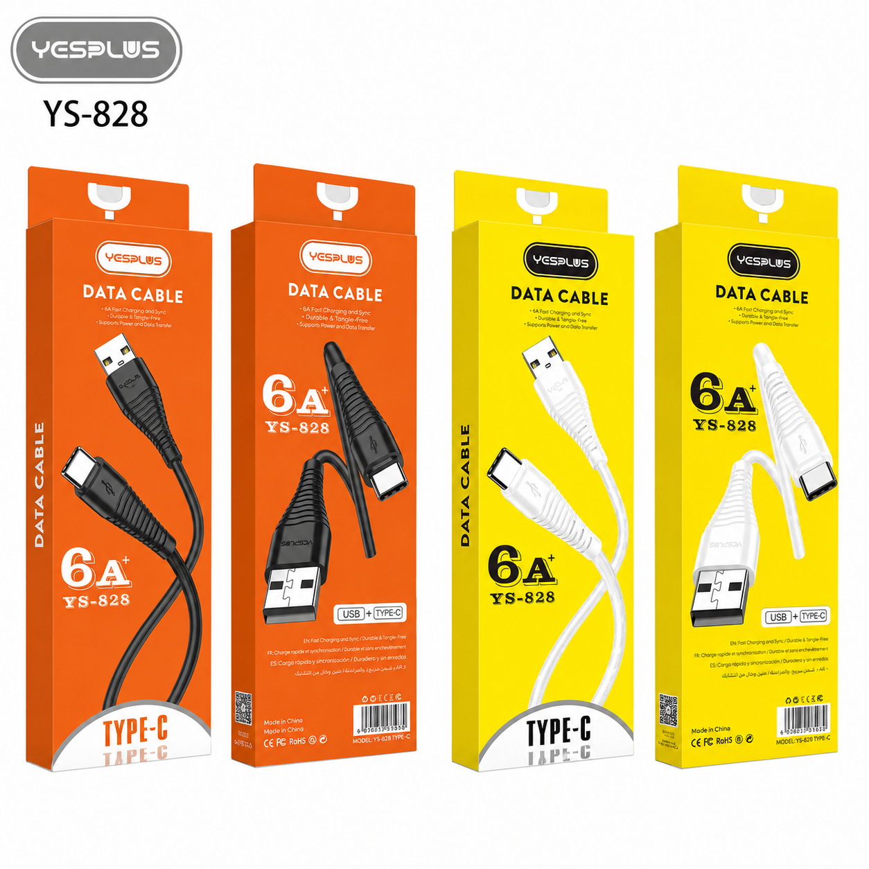 YESPLUS YS-828 6A Type-C Cable