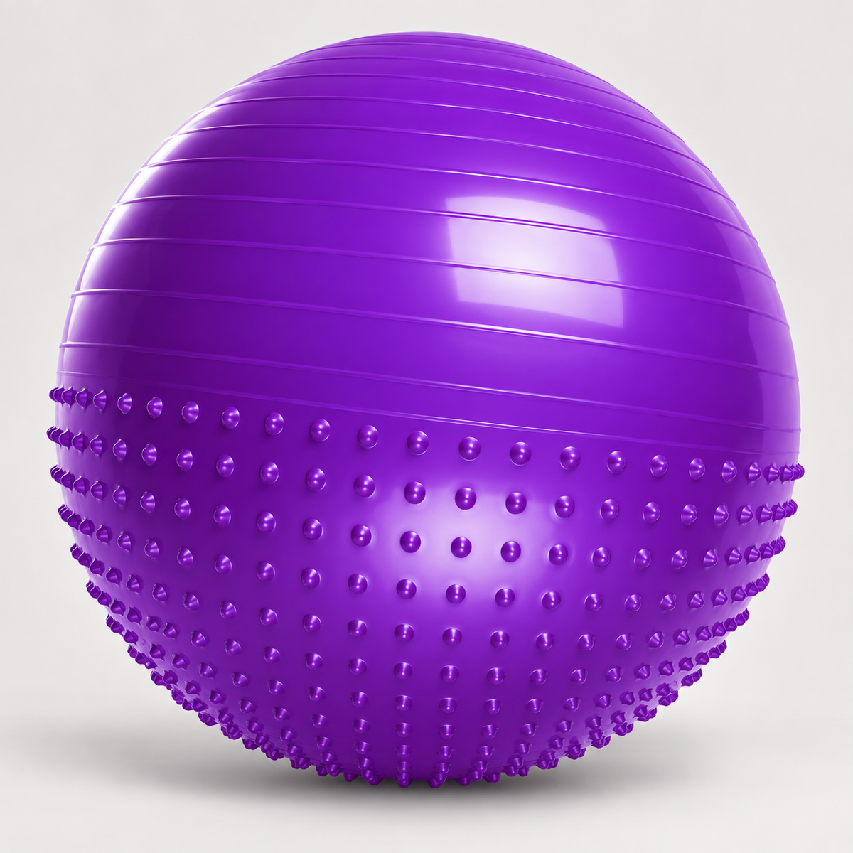 Spiky Massage & Exercise Ball - Purple