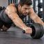 Dual-Wheel Ab Roller – Black