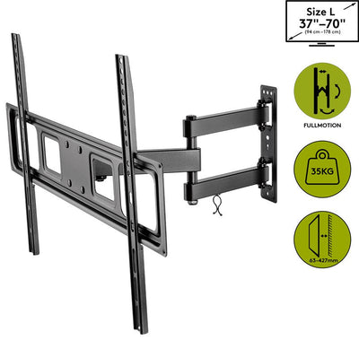 Goobay TV Wall Mount Basic Fullmotion L For Tvs From 37 To 70 - additional view