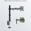 Goobay Monitor Mount Single Flex For Monitors Between 17 And 32 - additional view