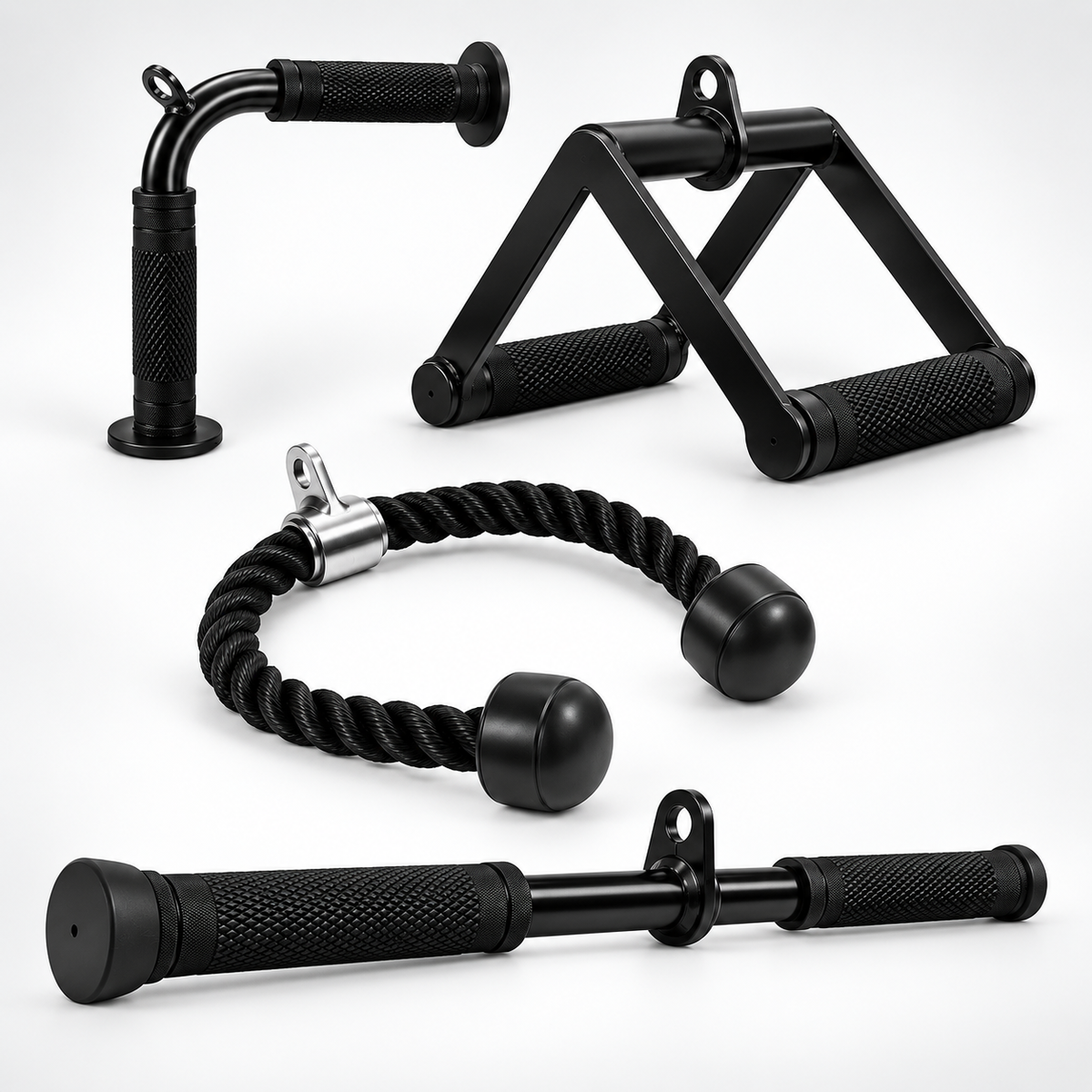 Multi-Purpose Cable Machine Attachment Set 4 Piece product view