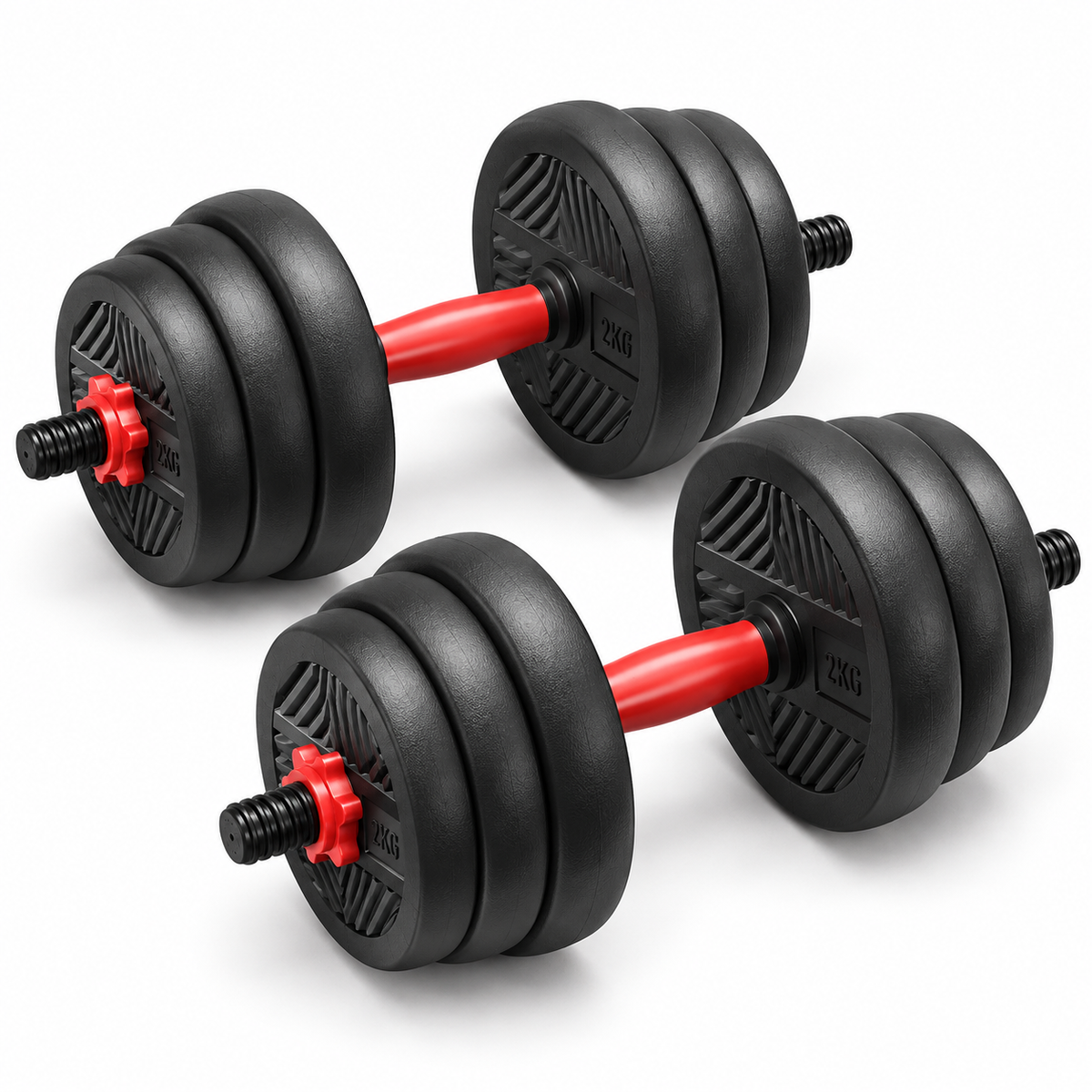 Adjustable Dumbbell Set – Removable Weight Plates (20KG) product angle 2