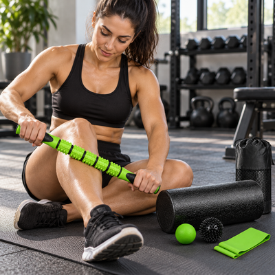 Muscle Recovery & Massage Roller Set lifestyle image