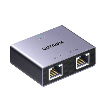 UGREEN 1-to-2 Gigabit Ethernet Splitter, 1000Mbps LAN Network Adapter