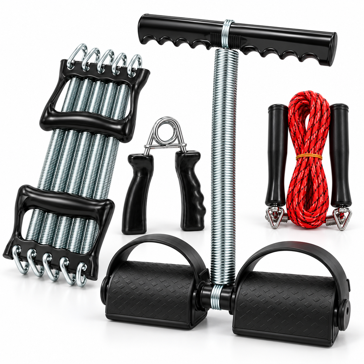 Multi-Function Spring Resistance Training Kit – studio angle 1