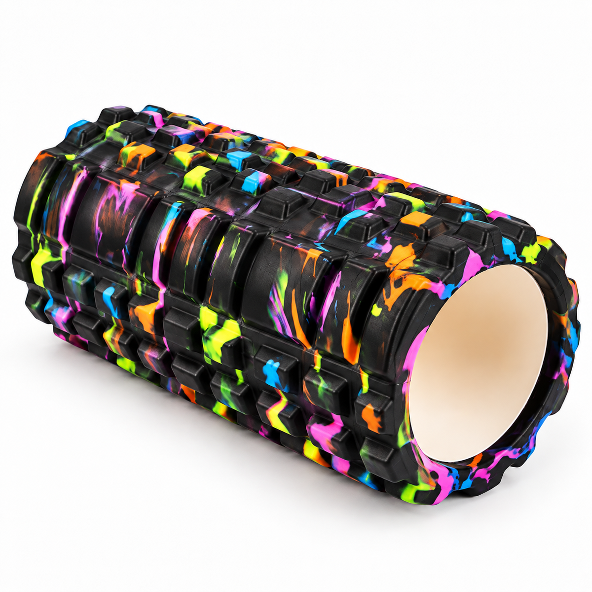 Textured Foam Massage Roller 33cm - Black product view 3