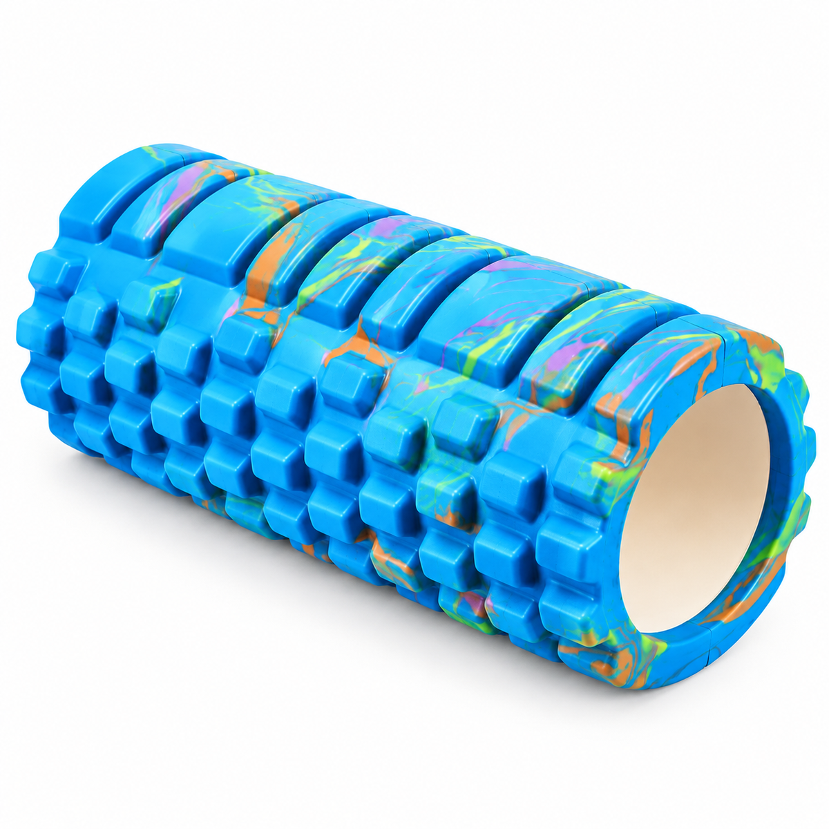 Textured Foam Massage Roller 33cm - Blue product view 3